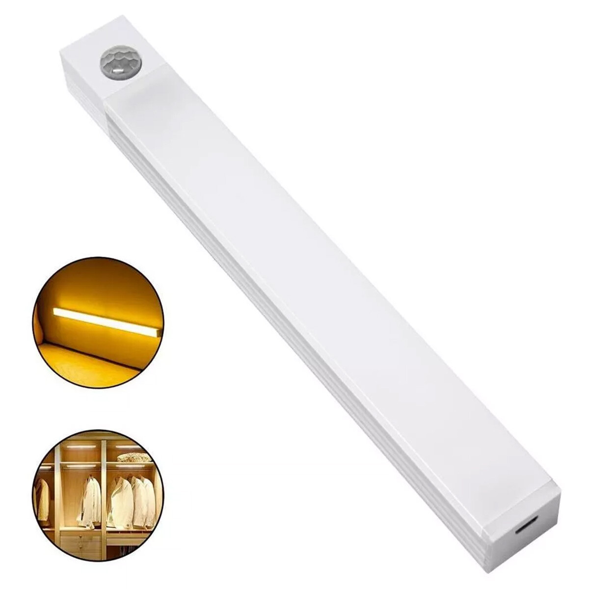 Tubo de luz LED recargable 50 cm - BLANCO 