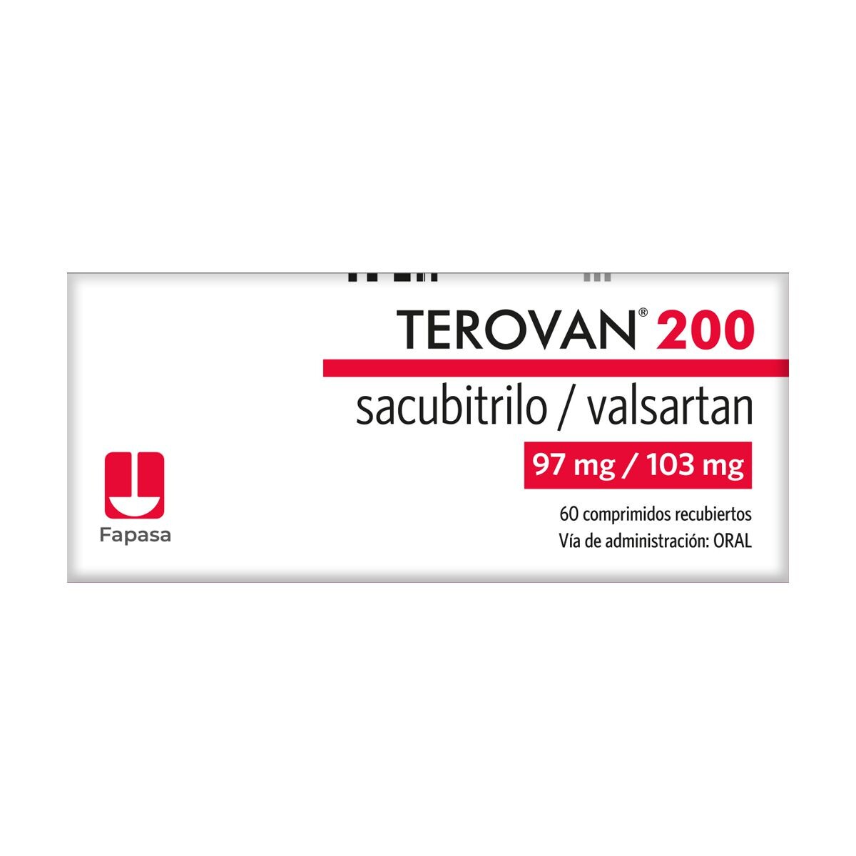 TEROVAN 200 MG. CJ X 60 COMP. REC. 