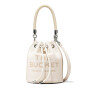MARC JACOBS -THE LEATHER BUCKET BAG Blanco