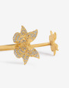 Brazaletes Metal Brazalete Mariposa - Dorado Oro Cepillado Mate