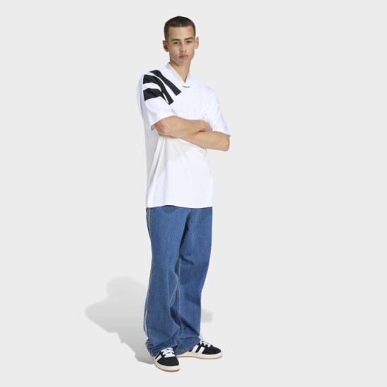Remera Adidas Blocked Blanco