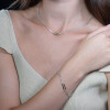 PULSERA Ovo de Moon en plata 925 con detalles de oro 18k PULSERA Ovo de Moon en plata 925 con detalles de oro 18k
