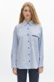 Camisa Noble Oxford Celeste