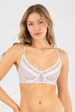 Soutien preformado copa b&c camomila Blanco