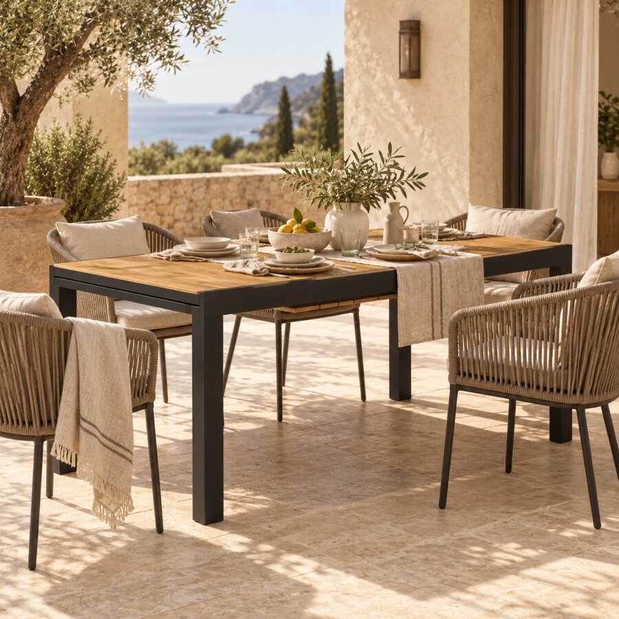 Mesa Extensible Brisa Black | PREVENTA Mesa Extensible Brisa Black | PREVENTA