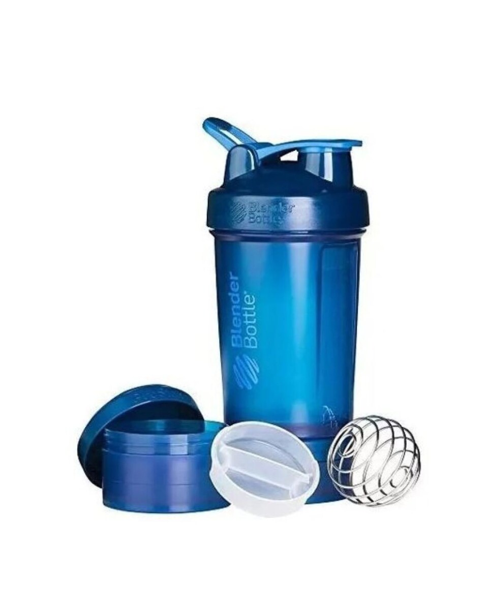 Shaker Prostak 651ml BlenderBottle - Azul Oscuro 