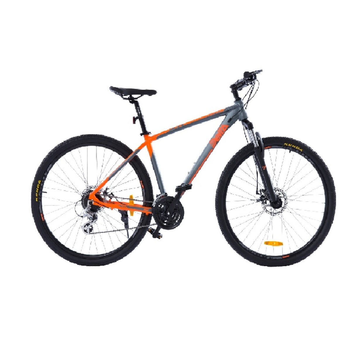 Bicicleta Zanella Delta S 2.40X (L) Rodado 29" - GRIS-NARANJA 