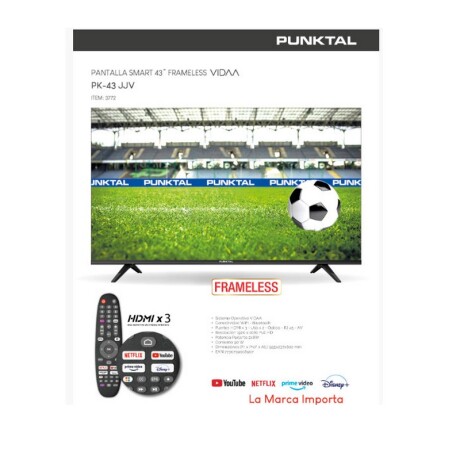 TV PUNKTAL 43" LED SMART TV FULL HD TV PUNKTAL 43" LED SMART TV FULL HD