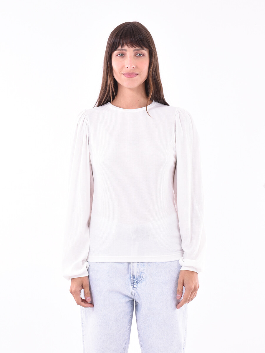 REMERA EVA - OFF WHITE 