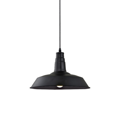 Lámpara colgante campana metálica negra Ø36cm IX9023