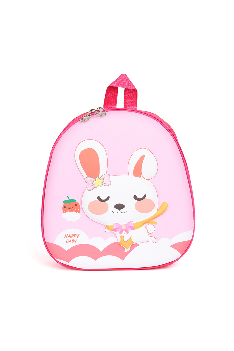 Mochila infantil rígida escolar Rosa