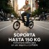 Bicicleta Electrica Gogreen Compact Pro Plegabl R20 350W 48V Variante Color Negro