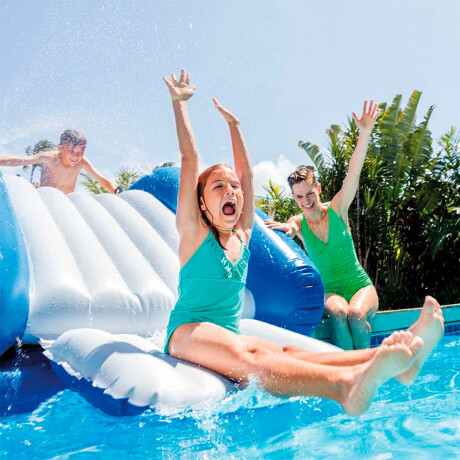 Tobogán Inflable Intex Gigante 3mts P/ Piscinas Rampa Inx058849