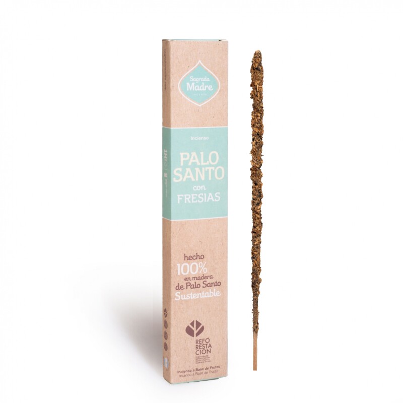 INCIENSO PALO SANTO SAGRADA MADRE X8 Fresias
