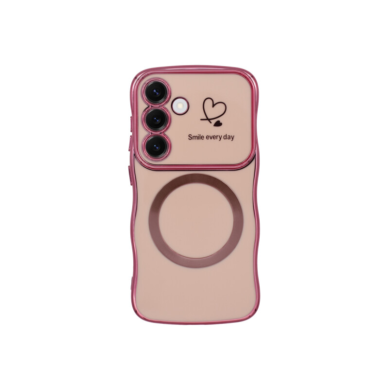 Protector para Samsung Galaxy S25 diseño corazón color rosa Protector Para Samsung Galaxy S25 Diseño Corazón Color Rosa