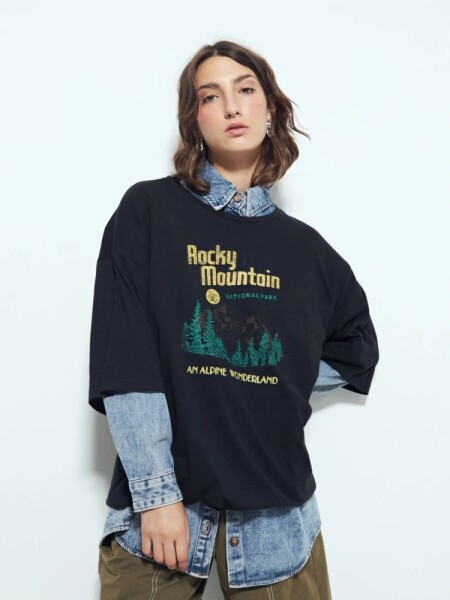 T-SHIRT P.CAKE ENCINA NEGRO