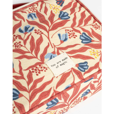 Porta Cosméticos Navidad Rojo Medio