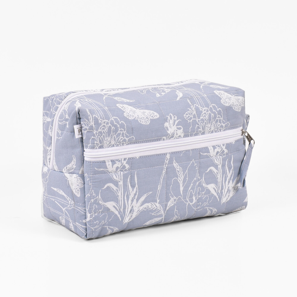 Set x2 Necessaires Quinn Colección Amelia Toile Celeste