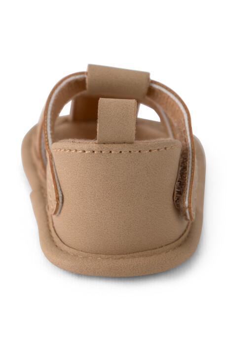 Sandalias pescadoras con velcro, marrón Sin color