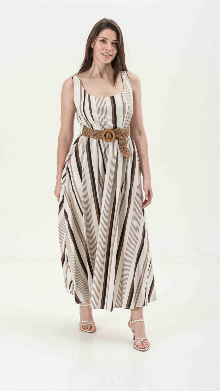 VESTIDO MIRE ESTAMPADO BLANCO
