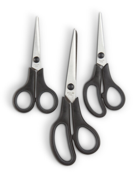 Tijeras JOAKIM 3 unidades negro Tijeras JOAKIM 3 unidades negro