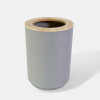 BASURERO PLAST GRIS/BAMBU 20X26CM Unica