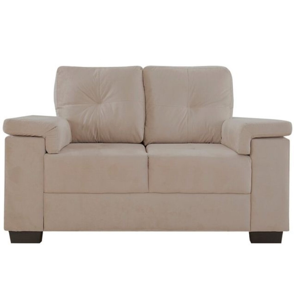 Sofa Luares 3 Cuerpos Tela Arena 