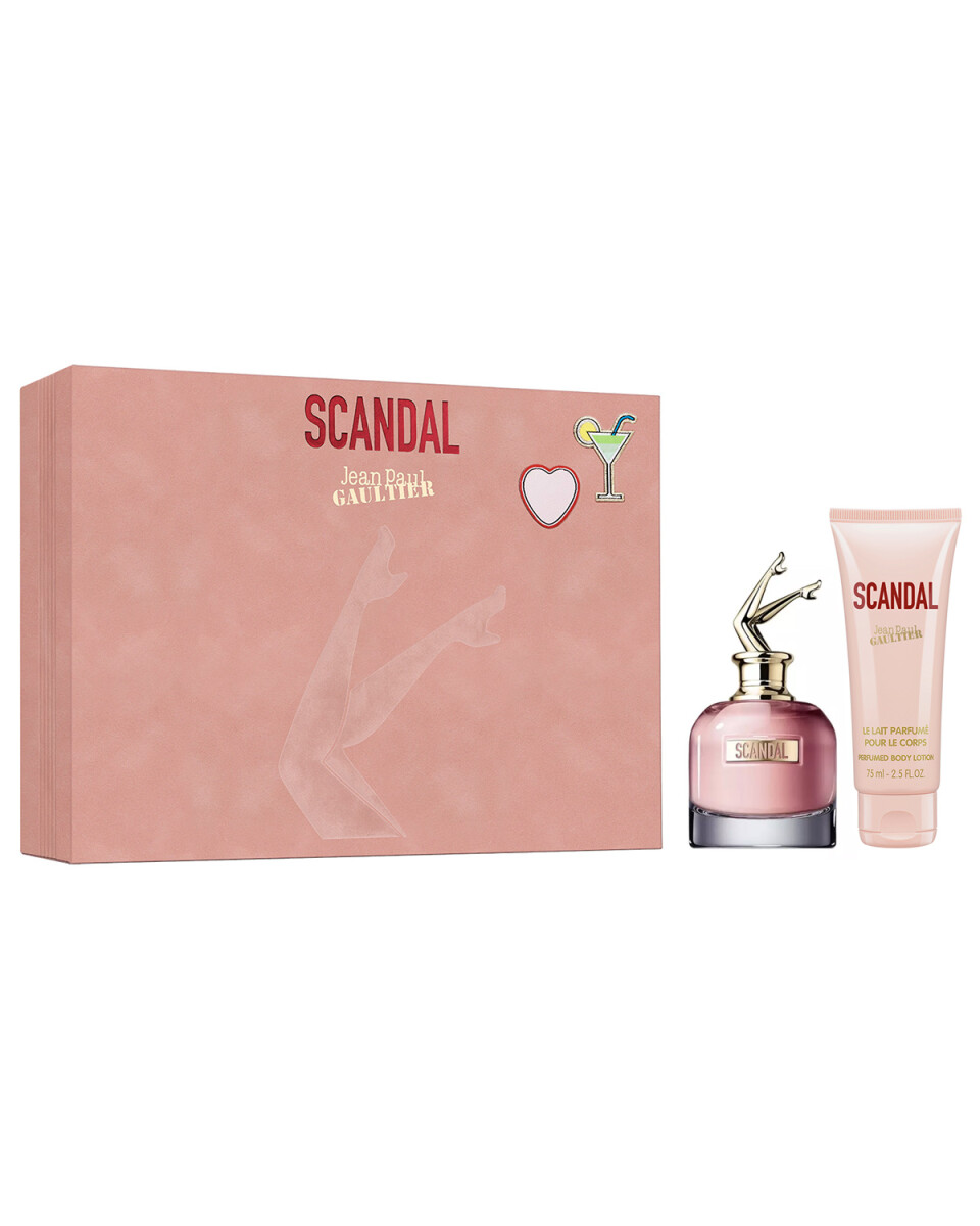 Set Perfume Jean Paul Gaultier Scandal EDP 50ml + Body Lotion Original 