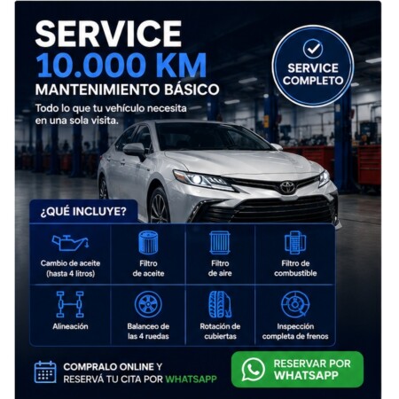 SERVICIO DE MANTENIMIENTO PARA AUTO 10.000 KM SERVICIO DE MANTENIMIENTO PARA AUTO 10.000 KM
