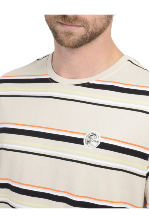 Remera O'Neill Stripe Beige Remera O'Neill Stripe Beige