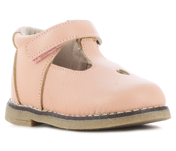 Zapatos de Niña MINI Miss Carol CERSEI con velcro y calado Rosado