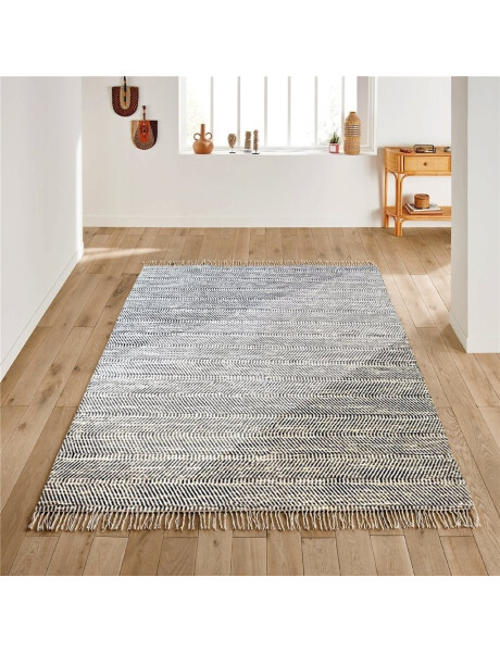 ALFOMBRA 150X210CM JASPEADO FLECOS NATURAL Y NAVY ALFOMBRA 150X210CM JASPEADO FLECOS NATURAL Y NAVY