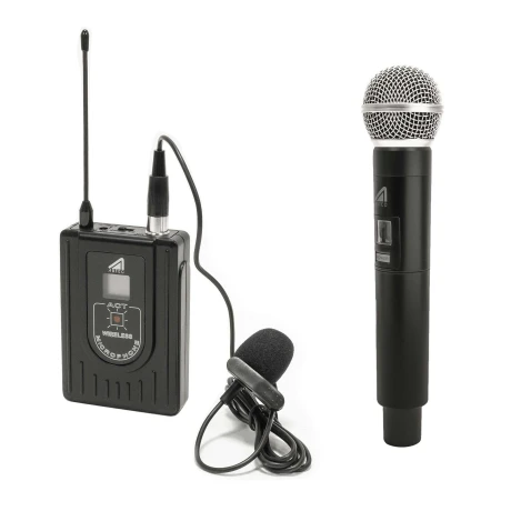 MICROFONO INALAMBRICO UHF130 MANO+LAVALIER MICROFONO INALAMBRICO UHF130 MANO+LAVALIER