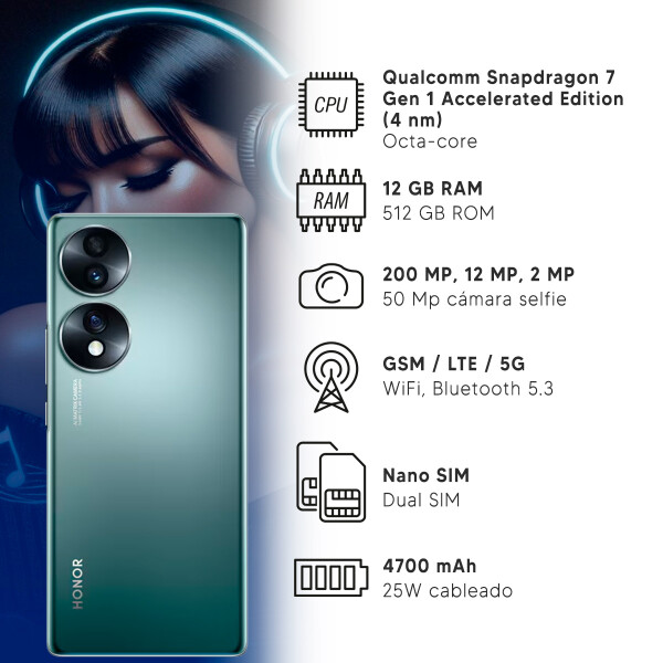 Honor 90 5g 12/512 Gb CEL HONOR 90 12/512 5G VERDE