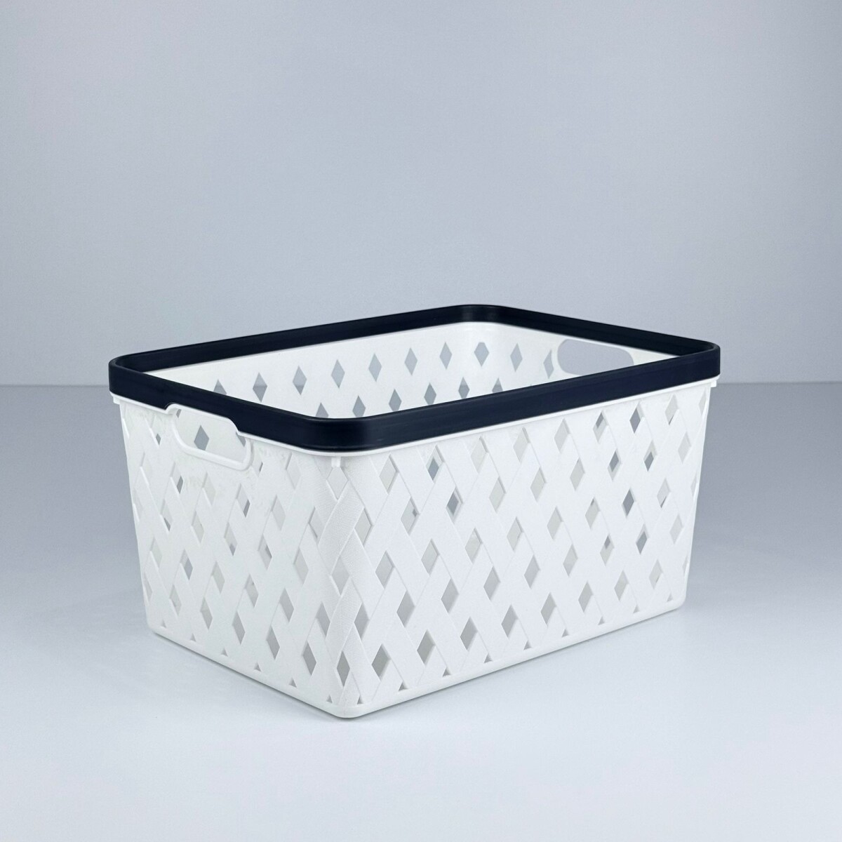 Canasto Organizador Multiuso Rectangular G – Blanco 
