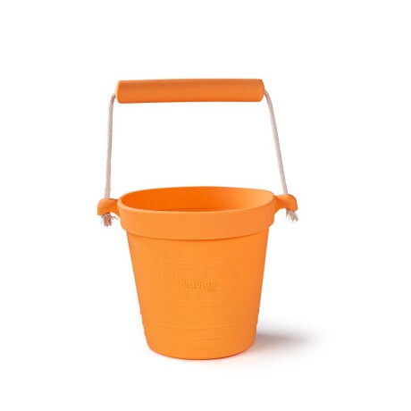 Balde de silicona naranja