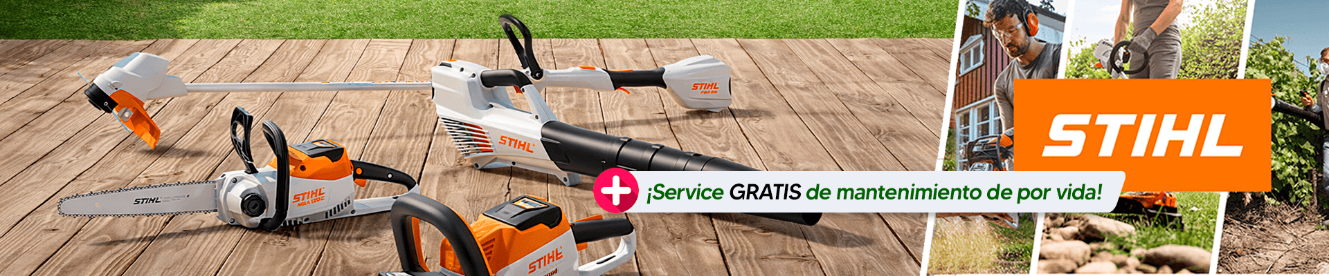 ¡Stihl: Service de mantenimiento de por vida!