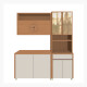 JUEGO MODULAR PARA COCINA INCLUYE AEREO BAJO MESADA Y TORRE GAMAS DE BEIGE