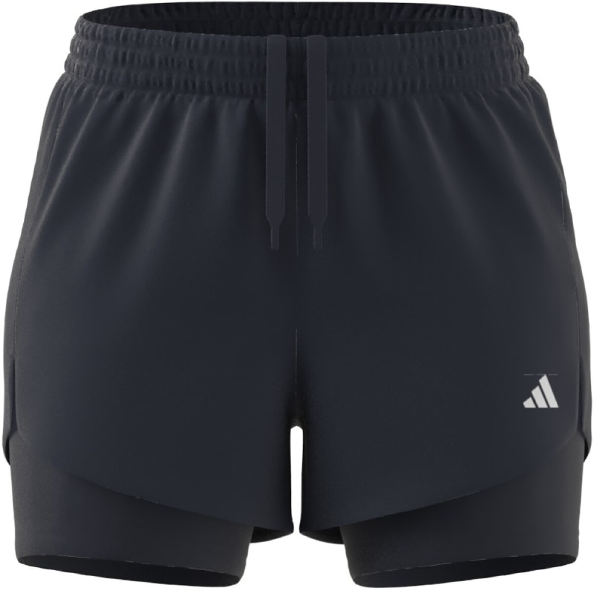 Short Adidas Made for Training 2 En 1 - Azul 
