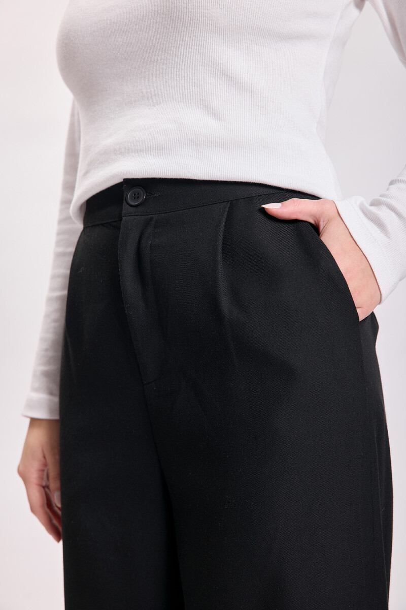 Pantalón de vestir ancho Negro