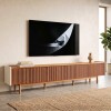 Rack de TV Dune Ripiado 2.6 - Linea Manhattan Off White