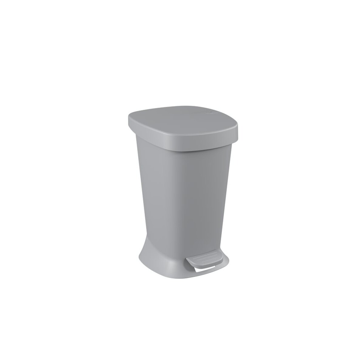 BASURERO C/PEDAL 5L PLASTICO GRIS COZA 