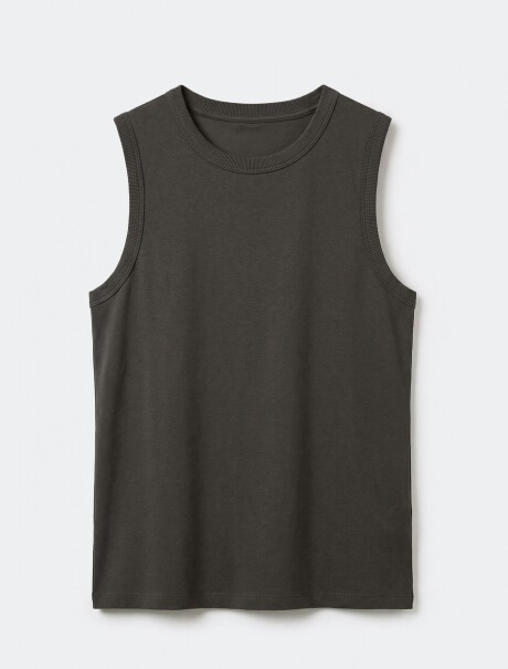 MUSCULOSA BÁSICA WORLD VERDE MUSGO