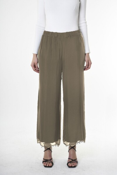 PANTALÓN ANCHO Verde