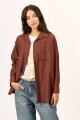 CAMISA THE SUN SHACKET H-marron
