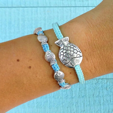 Pulsera Bali Atlantis Set Celeste