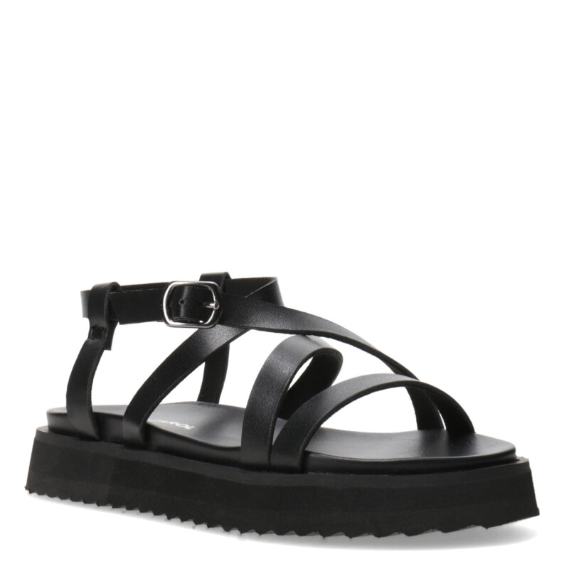 Sandalias de Niña MINI Miss Carol Califa con Hebilla Negro