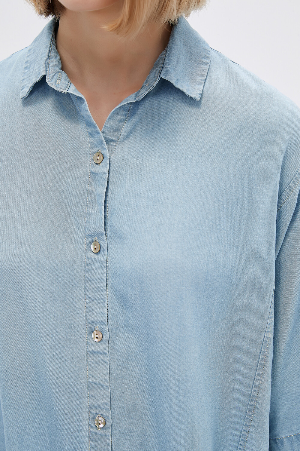Camisa Pezo Celeste