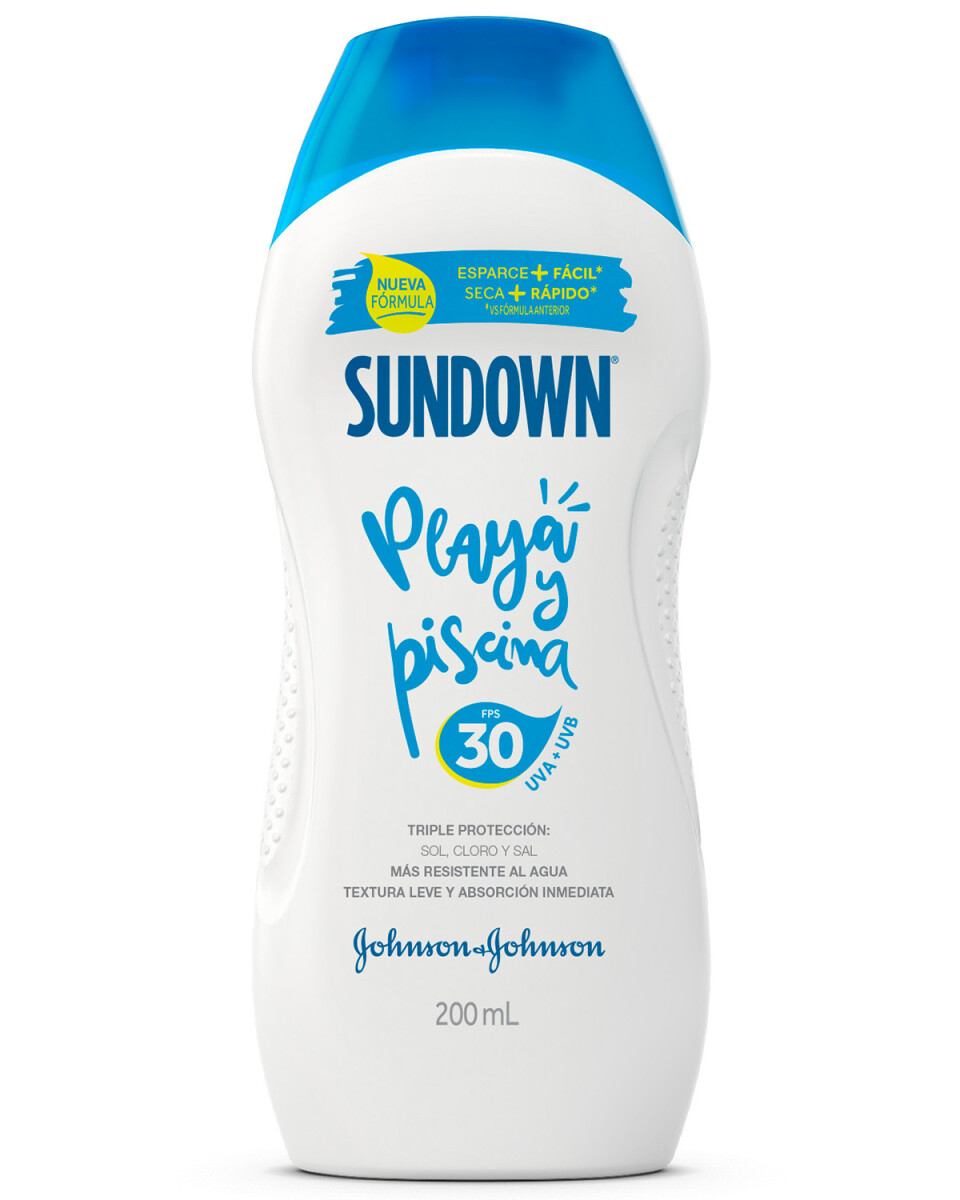 Protector solar Sundown Playa & Piscina 30FPS 200ml 