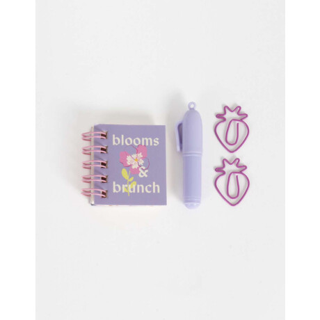 Mini Set De Librería En Carterita Combinacion Multicolor